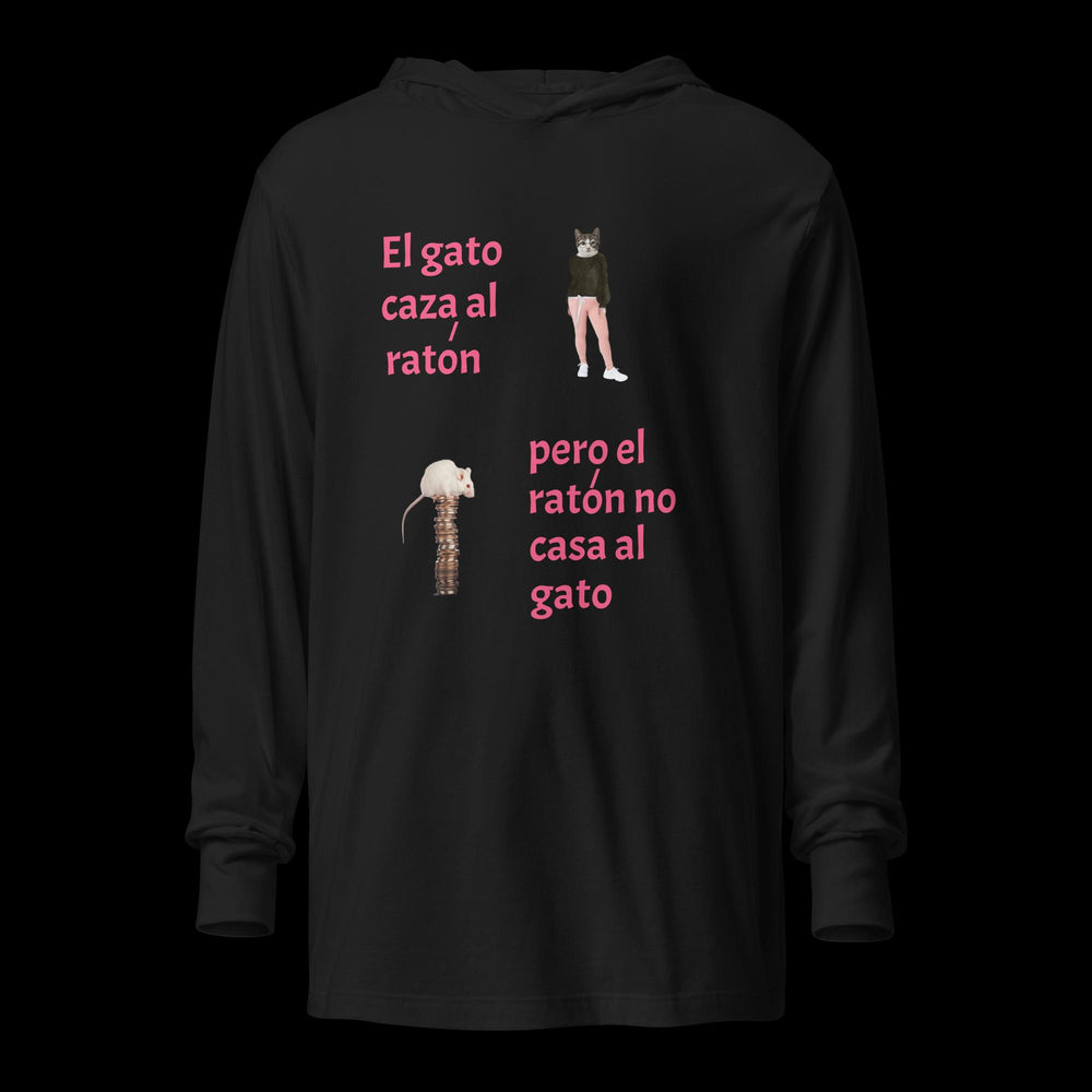 El gato caza al ratón - long-sleeve tee