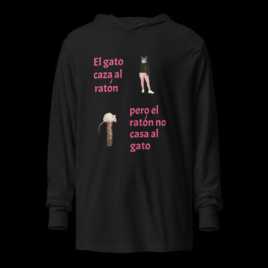 El gato caza al ratón - long-sleeve tee