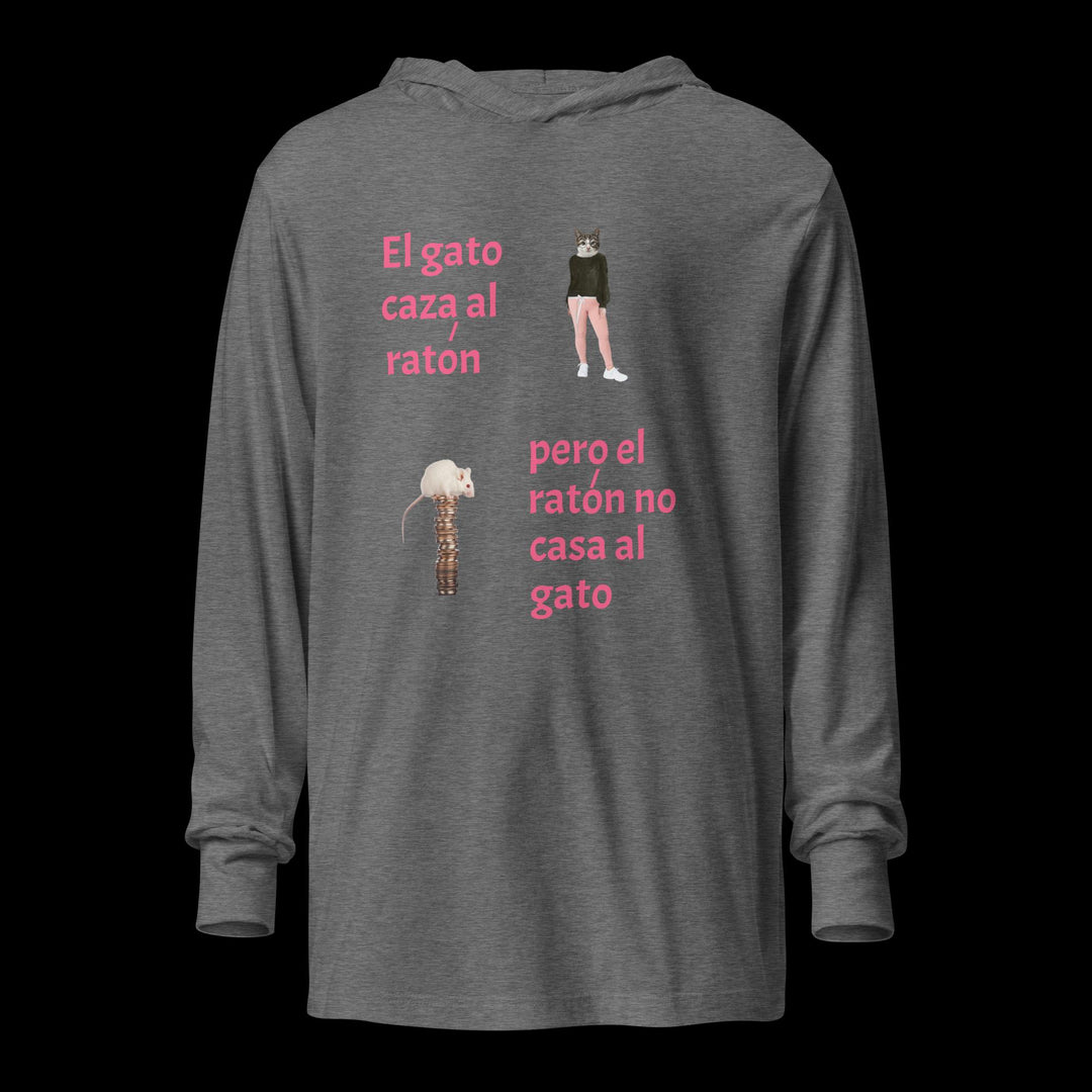 El gato caza al ratón - long-sleeve tee