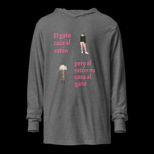 El gato caza al ratón - long-sleeve tee