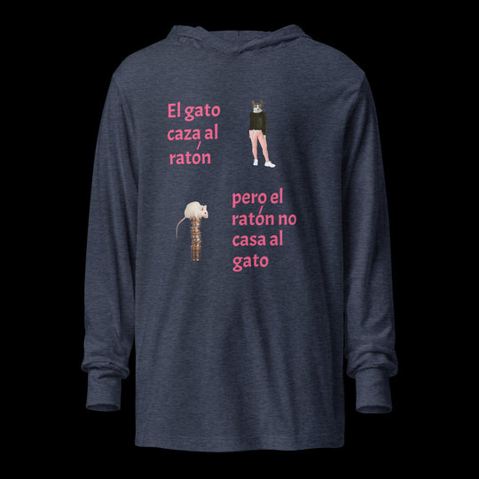 El gato caza al ratón - long-sleeve tee