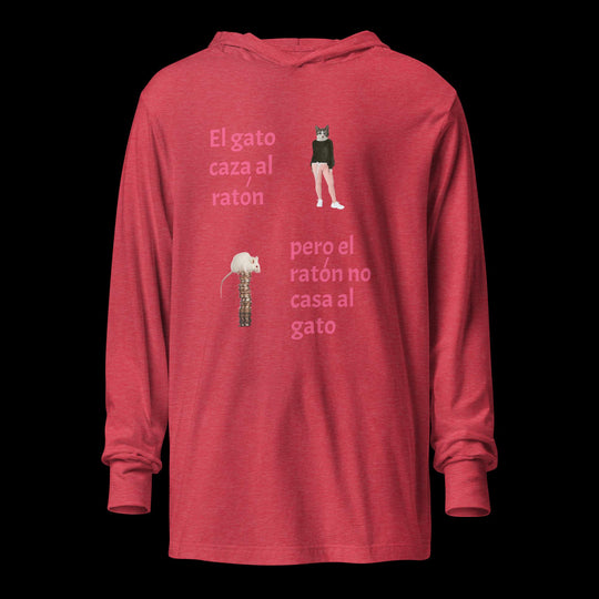 El gato caza al ratón - long-sleeve tee