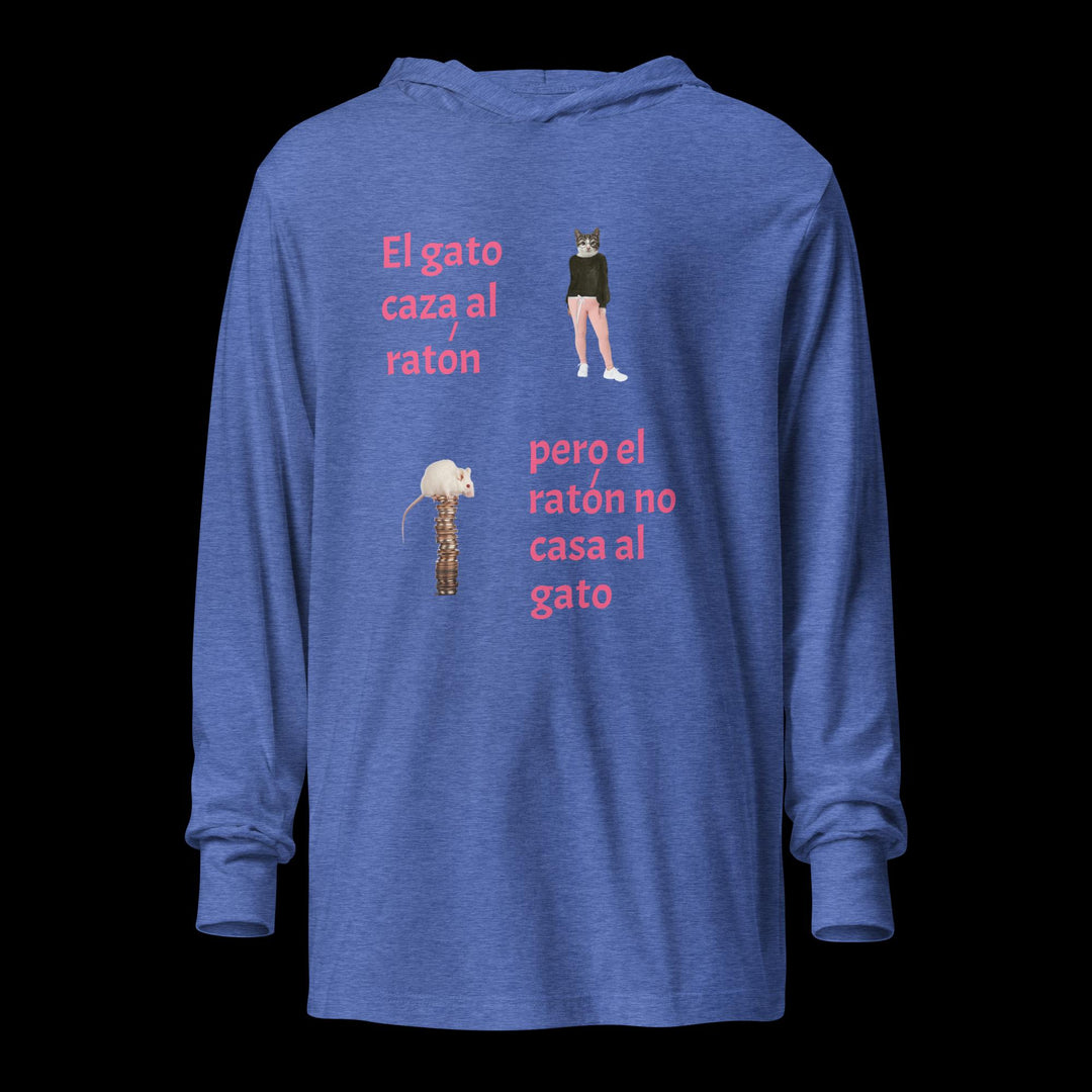 El gato caza al ratón - long-sleeve tee