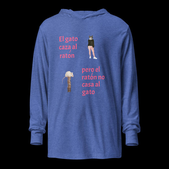 El gato caza al ratón - long-sleeve tee